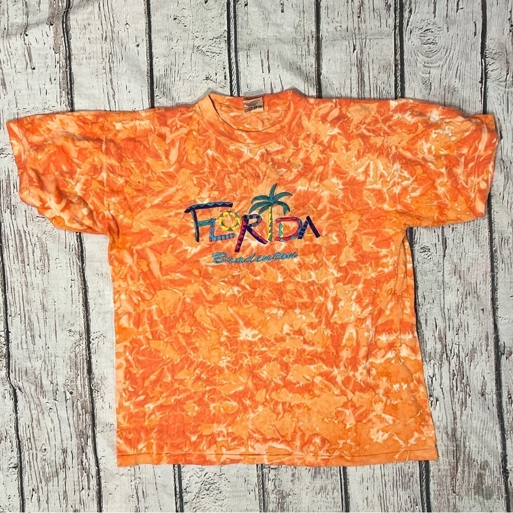 Vintage 1990s Bradenton Florida 90s Travel Destination Tourism tshirt